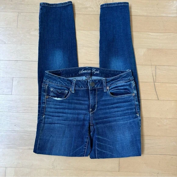 American Eagle Outfitters Jeans - Skinny - Size 8 LONG - Picture 3 of 6